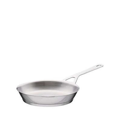 ALESSI Alessi-Pots&Pans Frying pan in polished 18/10 stainless steel suitable for induction